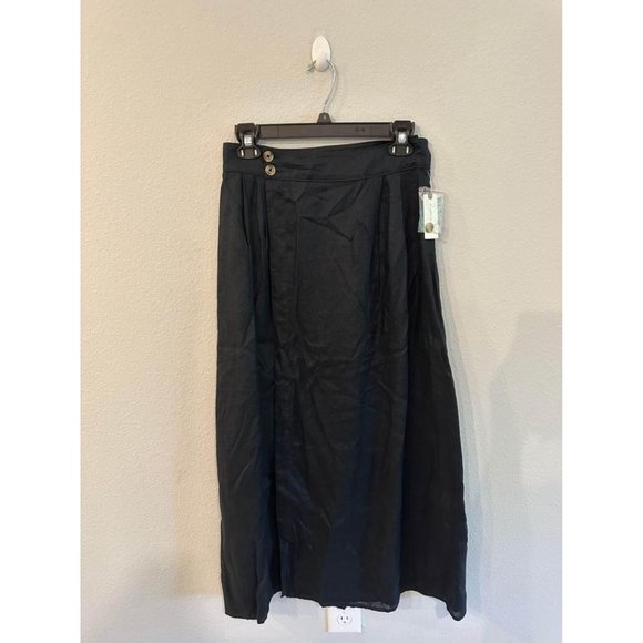 Anthropologie Women’s Linen True Wrap Skirt NWT- Sz 6 - Picture 3 of 8